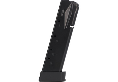 Sig Sauer P226 XFIVE 20RD 9MM Extended Magazine - 20 Round Capacity, Fits Sig P226 X-Five, Black Aluminum Baseplate