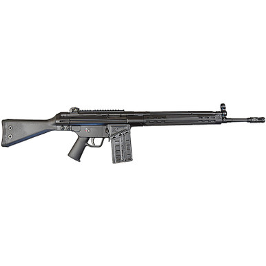 PTR 91 PTR-A3S Semi Auto Rifle .308 Win 18" Tapered Barrel 20 Rounds Polymer Handguard Fixed Stock Black