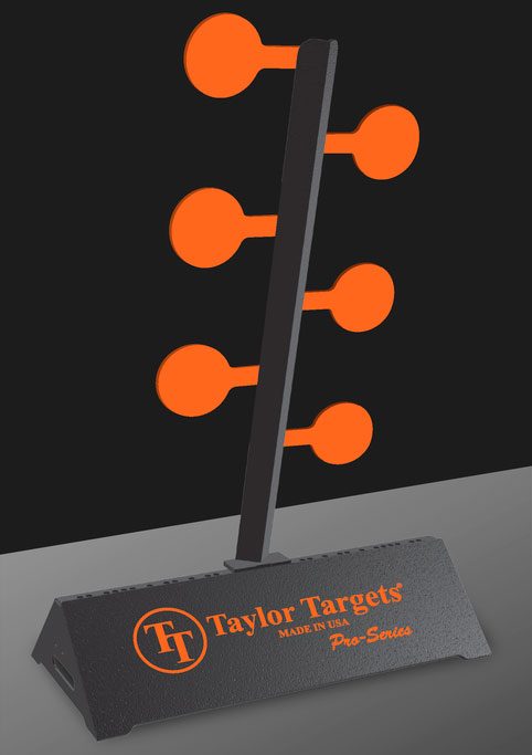 Taylor Targets Dueling Tree Centerfire Kit (DT-CH-K) Dueling Tree & 6 Centerfire Paddles