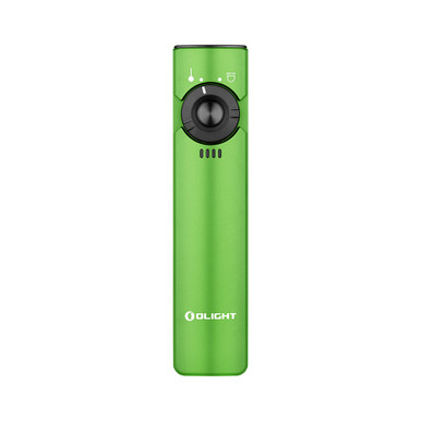 Olight Arkfeld Rechargeable Flat EDC Flashlight - Lime Green, 1000 Max Lumens, Cool White LED