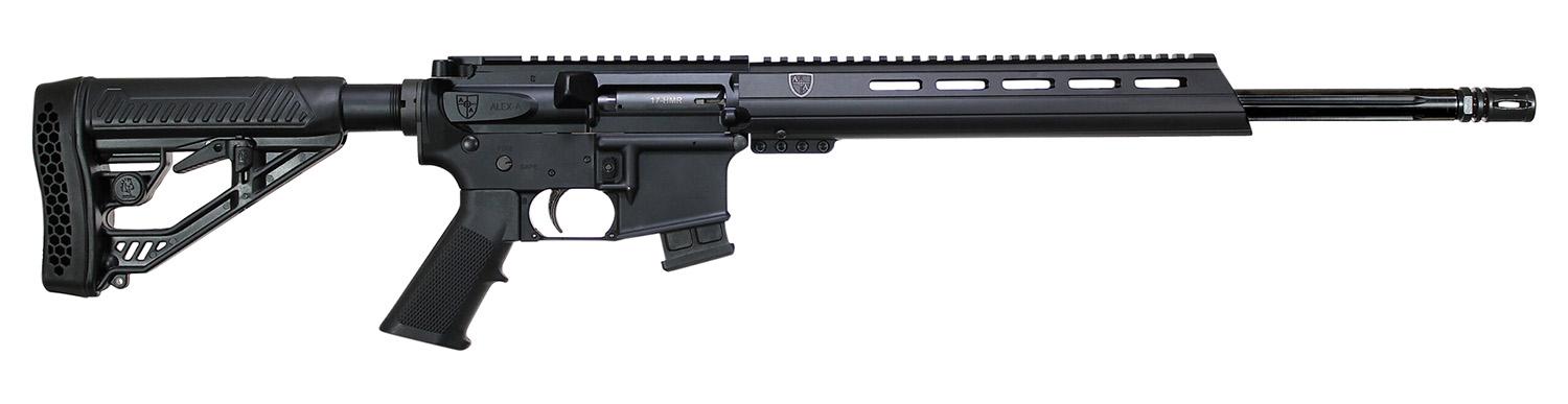 Alexander Arms Standard Semi-Auto Rifle RST17ST, 17 HMR, 18", EFX Stock, Black Hard Coat Anodized 10 Rds