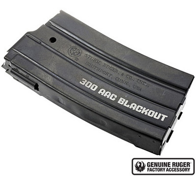 Ruger Mini-14 20 Rounds Magazine - 300 Blackout, Black Steel