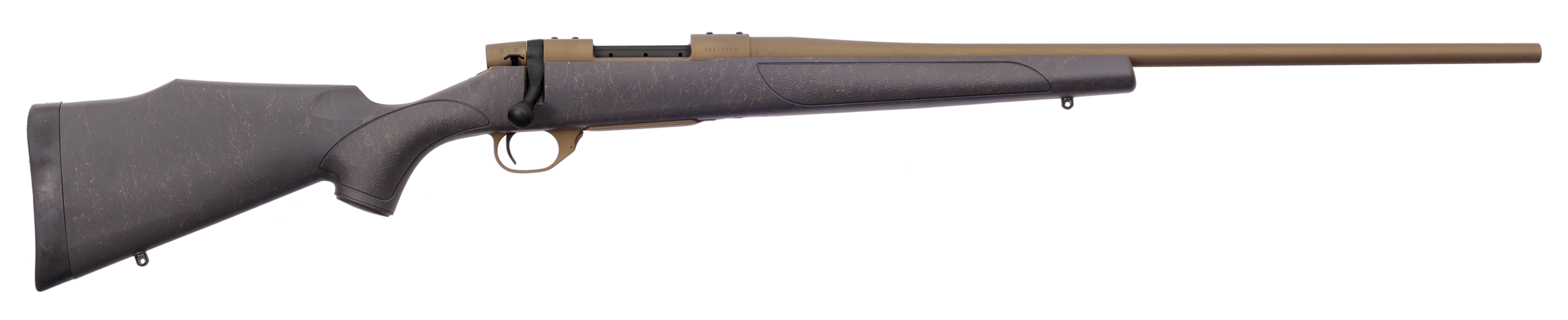 Weatherby Vanguard Weatherguard Rifle VWB256RR4T, 25-06 Rem, 24", Black Stock, Burnt Bronze Finish, 5 Rds