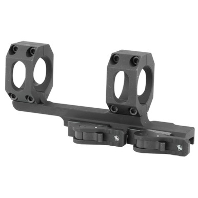 American DefenseAD-Recon Scope Mount - Dual Quick Detach, Vertical Spit Rings, 20 MOA, 2" Offset, 30MM, Standard Height, Black