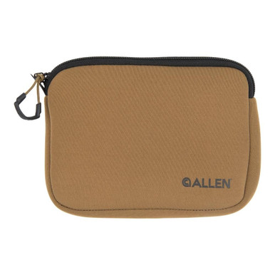 Allen Company Neoprene Pistol Pouch Fits Compact Handguns up to 7” AL3636 FDE