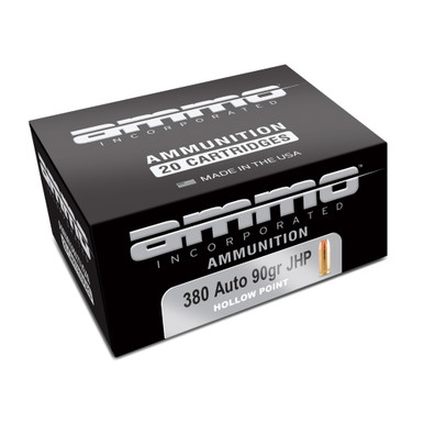 Ammo Inc Signature 380 ACP 90 Grain Jacketed Hollow Point - 20 Rounds per Box