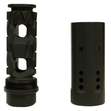 Armaspec Rifter Linear Muzzle Brake - 223 Remington/556NATO, 1/2x28, Black Nitride Finish
