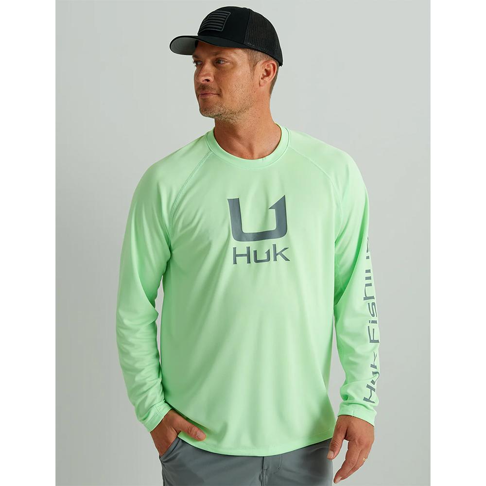 Huk Icon Patina Long Sleeve Crew Shirt 2XL