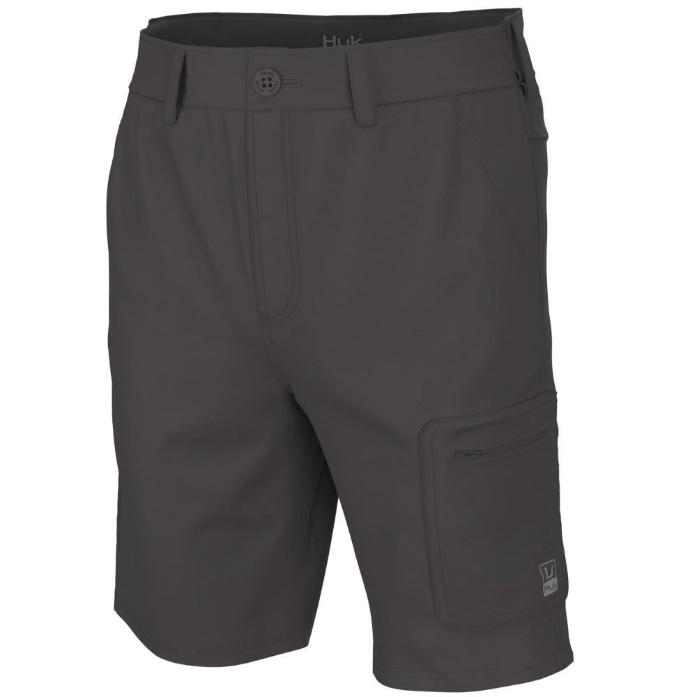 Huk Next Level 10.5 Inch Technical Fishing Short Iron Color Medium