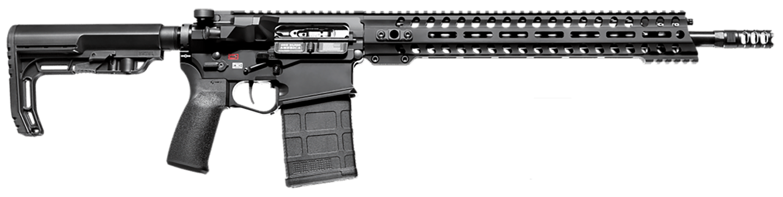 POF Revolution Semi-Auto Rifle 01581, 7.62x51mm NATO, 16.50", Minimalist Stock, Black Hardcoat Anodized, 20 Rds