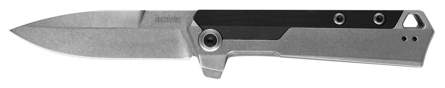 Kershaw Oblivion Spear Point Folding Knife w/Black/Bead Blasted Handle (3860)