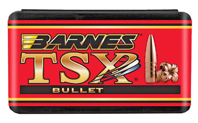 Barnes TSX .308/30Cal 168Gr. Boat Tail Hollow Point Reloading Bullets - 50 Count, California Certified Nonlead