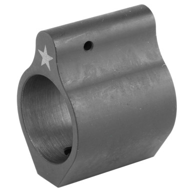 BCM Low Profile Steel Gas Block .750 Set Screw Black - LGB-750