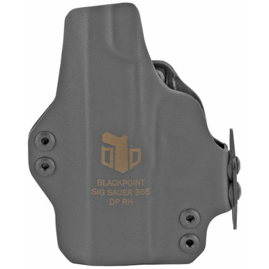 BlackPoint TacticalDualPoint™ AIWB Holster - Fits Sig P365, Includes 1.75" OWB Loops to Convert to Low Profile OWB, Black