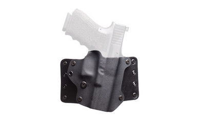 BlackPoint Tactical Leather Wing OWB for the Sig P320 XTEN - Outside Waistband Holster, Fits Sig P320 XTEN, Right Hand, Leather & Kydex Construction, Black
