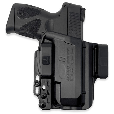 Bravo Concealment Torsion 3.0 IWB Concealment Holster - 1.5" Belt Clips, Fits Taurus G2c, Right Hand, Polymer Construction, Black