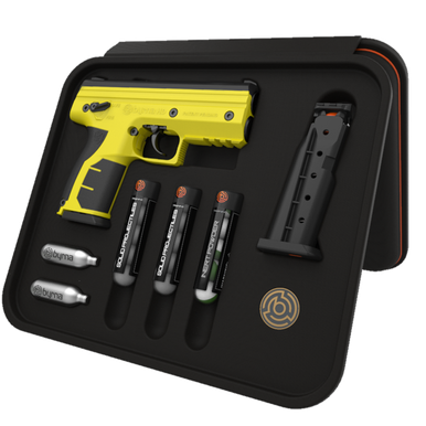 Byrna HD Kinectic Kit - Non Lethal Self Defense Launcher, Bright Yellow