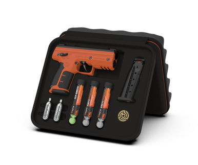 Byrna SD Kinetic Kit Non-Lethal Self-Defense Launcher Safety Orange - SK68300_ORN_KINETIC