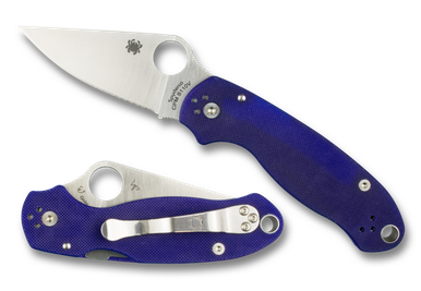 Spyderco Para 3 Dark Blue - G10 - CPM110v Steel - Limited Release