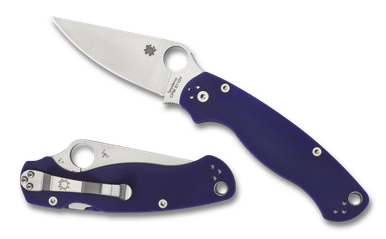 Spyderco Para Military 2 Dark Blue - 3.42" CPM S110V Blade, Dark Blue G10 Handle - C81GPDBL2