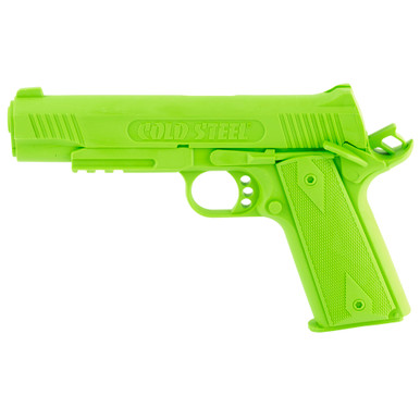 Cold Steel 1911 Cocked & Locked Demonstrator 1911 Style TrainingGun - Polypropylene Frame, Green Finish, Pistol Trainer, Hammer Back, Safety On