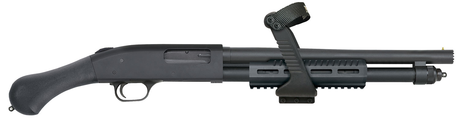 Mossberg 590 Shockwave Shock 'N' Saw Shotgun 50647, 12 Gauge, 14.38", 3" Chmbr, Fixed Raptor Grip Stock, Blued Finish