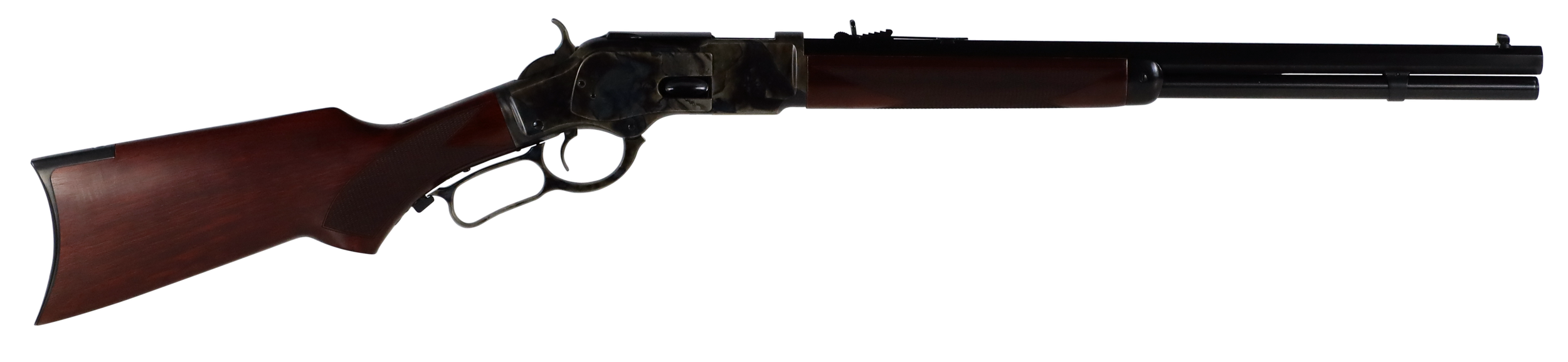 Taylors 1873 Lever Action Rifle 550219, 45 Colt (LC), 20", Case Hardened Receiver, Blued Barrel, 10 Rds