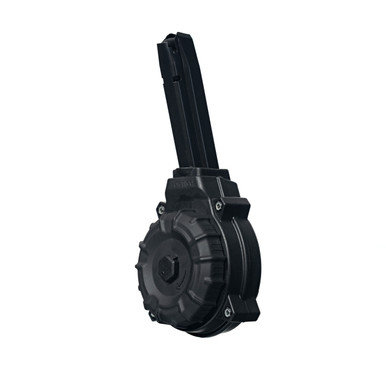 ProMag 50 Round 9mm Drum Magazine - Fits Canik TP9, Polymer, Black