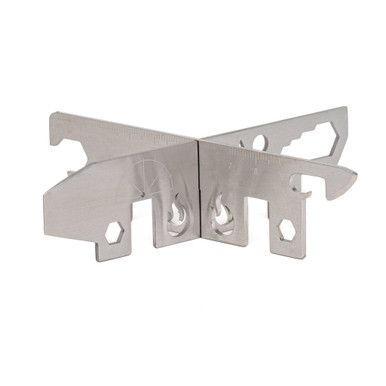 Pathfinder Stove Stand Multi-Tool - Stainless Steel, 4.75"x1.2"