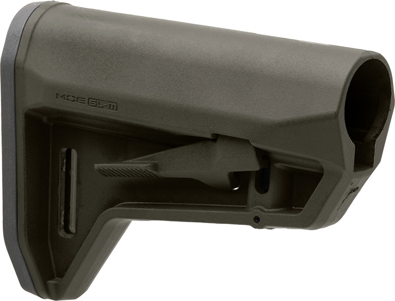 Magpul AR15/M4 MOE SL-M Drop-in Replacement Carbine Stock, Fits Mil-Spec Buffer Tubes, OD Green (MAG1242-ODG)
