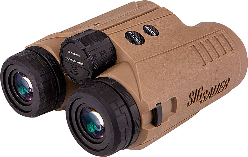 Sig Sauer KILO10K-ABS HD Binocular Rangefinder SOK10K11, 10x42mm, Active Matrix OLED Display, Flat Dark Earth