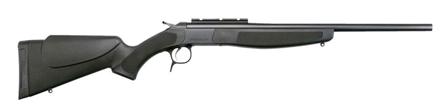 CVA Scout Break Open Rifle CR4817, 350 Legend, 20", Black Synthetic Stock, Matte Blued Finish