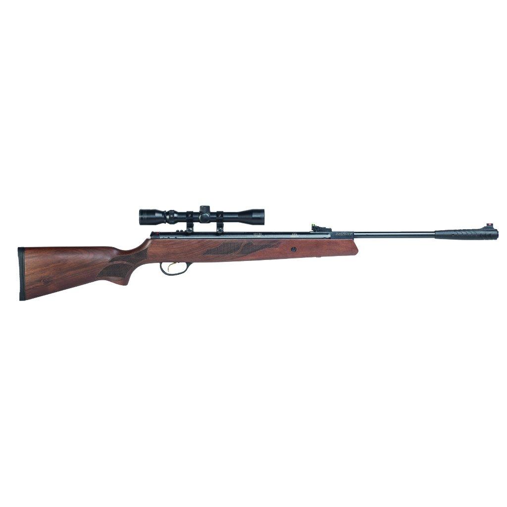 Hatsan Mod 95 Vortex .22 Cal Break Barrel Air Rifle 1000 FPS with Walnut Stock and Scope