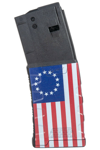 Mission First Tactical EXD Extreme Duty 5.56X45 30RD AR15 Magazine - Betsy Ross Flag Graphic