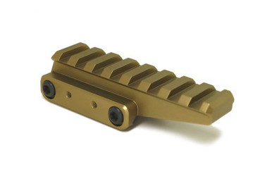 Unity Tactical FAST™ Optic Riser - Elevates Lower 1/3 Mount to 2.26" Optical Height - FDE