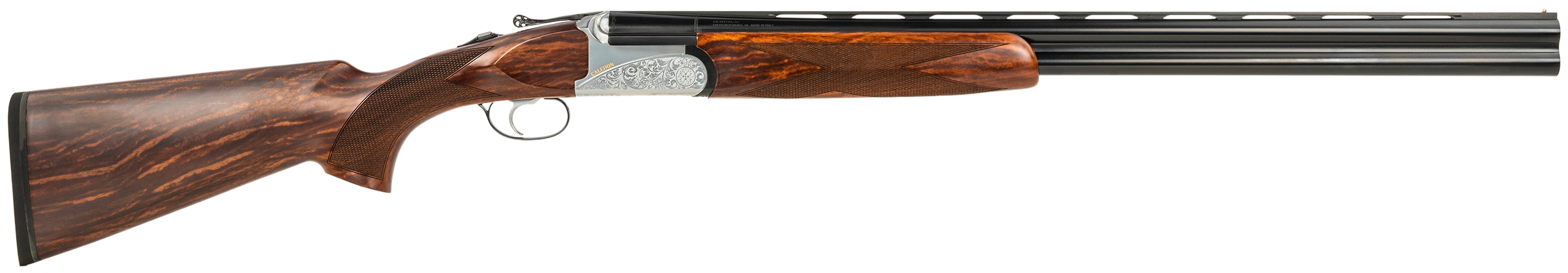 Fausti Caledon Over/Under Field Shotgun 15103, 12 Gauge, 26", 3" Chmbr, Pistol Grip, Walnut Stock, Satin Finish