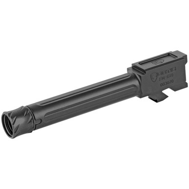 Fortis Manufacturing Glock 19 Match Grade Barrel - 9MM, 4.5", Threaded, Fits Glock 19 Gen 1-5 and 19X, Black Nitride Finish