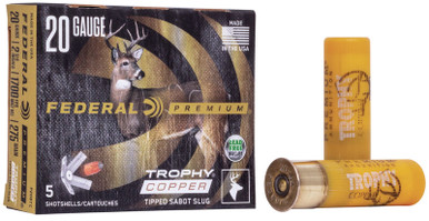 Federal P208TC20 Gauge 2.75" 5/8 oz Sabot Slug Shot 5 Bx