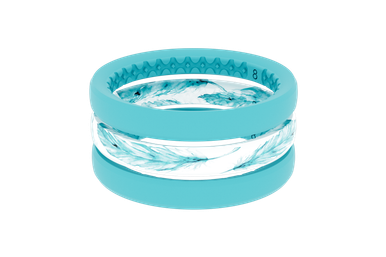 Groove Life Women's Stackable Rings - Feather