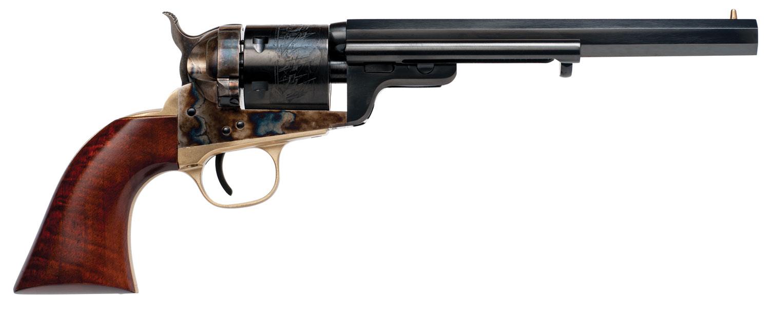 Cimarron Richards-Mason 1851 Navy Conversion Cartridge Revolver CA925, 38 Special, 7.50", Case Hardened Finish, 6rd