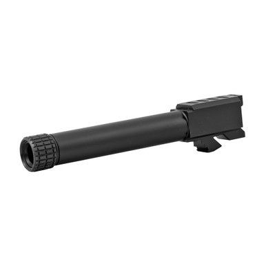 Grey Ghost Precision GGP-19 Match Grade 9MM Threaded Barrel - Black Nitride Finish, Fits Glock 19 Gen3 and Gen4