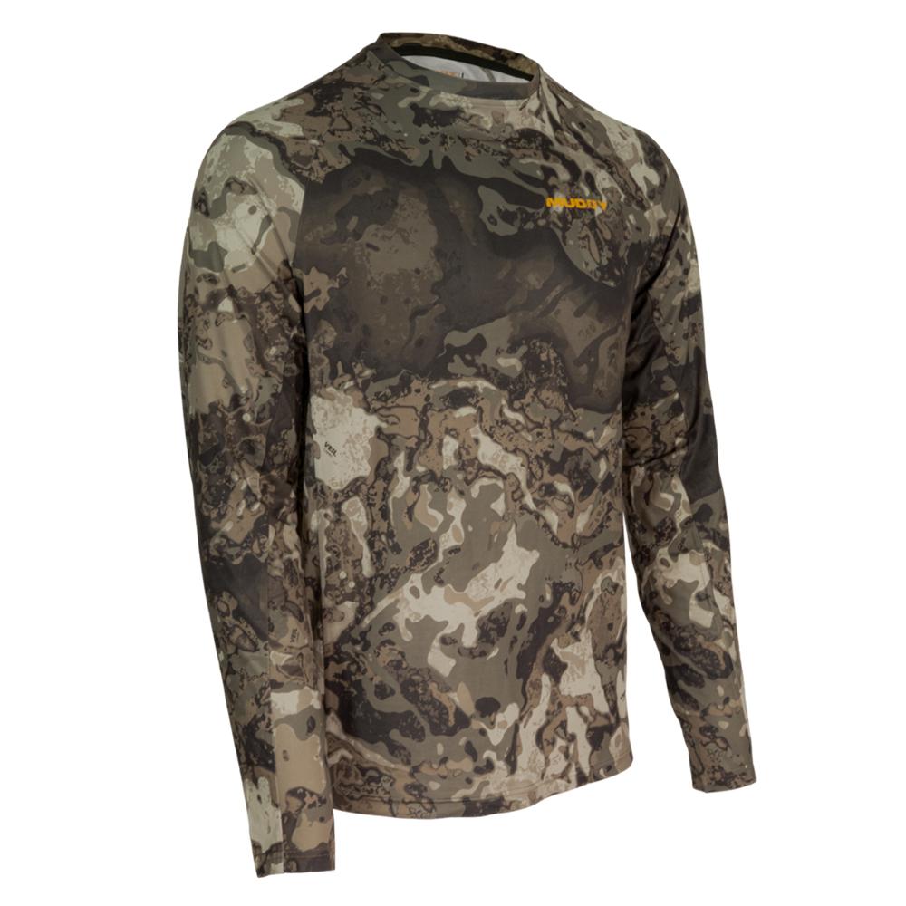 Muddy TRX Base Layer Long Sleeve Crew Top Veil Canyon Grey Size M