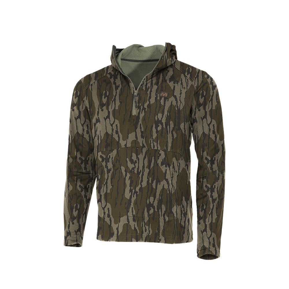 Muddy DV8 Quest Midweight 1/4 Zip Hoodie Mossy Oak Bottomland Size L