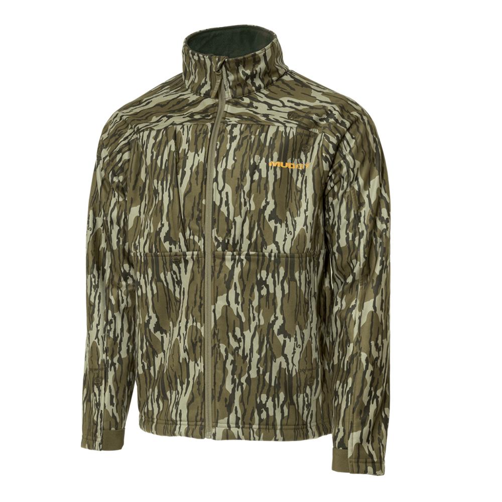 Muddy TRX Windproof Softshell Jacket Mossy Oak Bottomland Size 3XL