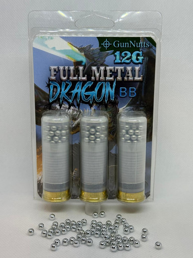 GunNutts 12 Gauge Ammunition GN12GADBBB 2-3/4" Dragon's Breath With BB Shot 3 Rounds