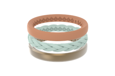 Groove Life Women's Stackable Rings - Gold Coast