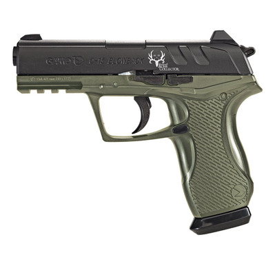 Gamo C-15 Bone Collector Blowback Dual Ammo Pistol - .177 BB/Pellet, Green 611139354