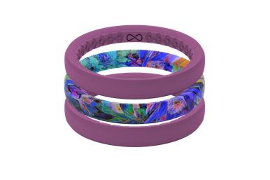 Groove Life Women's Stackable Rings - Twilight Blossom