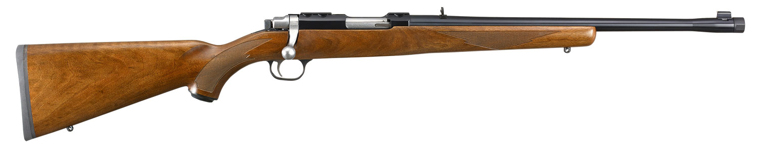 Ruger 77/44 Bolt Action Rifle 7416, 44 Rem Mag, 18.50", Walnut Stock, Blued Finish, 4 Rds