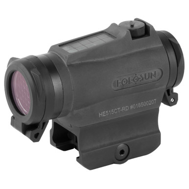 Holosun HE515CT-RD Elite | 2MOA Red Dot with 65MOA Circle - Titanium Construction, Solar Optic